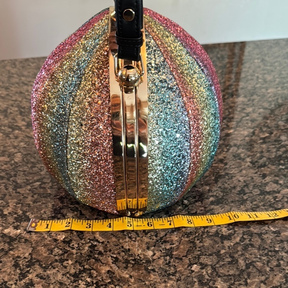 Rainbow Glitter TikTok basketBall Bag NWT - Picture 12 of 13
